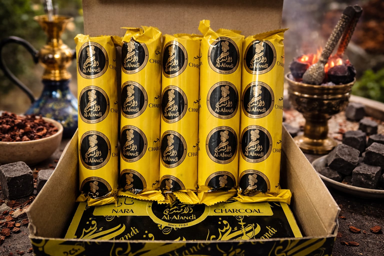 Premium Glass Hookah Set Thumbnail 2